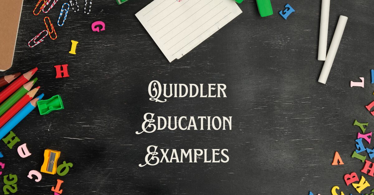 Quiddler Education Examples